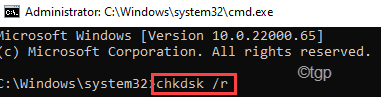 Chkdsk R Min