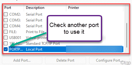 Kontrollera The Port Min