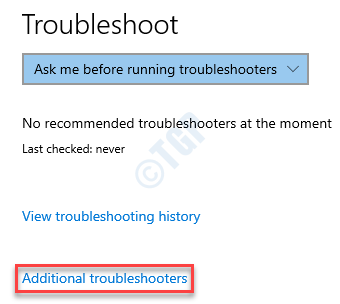 Solucionar problemas do Windows Solucionadores de problemas adicionais
