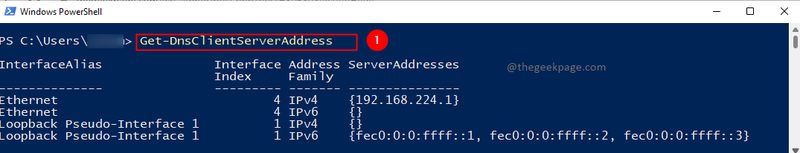 Dnsclientserveradresse abrufen Min