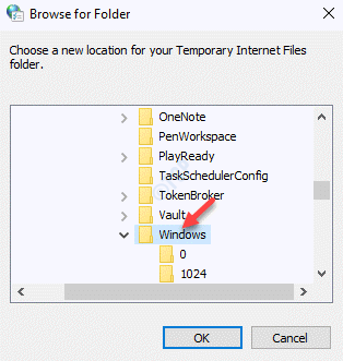 تصفح للوصول إلى مجلد انتقل إلى مجلد Windows في مستخدمي محرك الأقراص C.