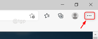 สามจุดในแนวนอน Ms Edge Win11