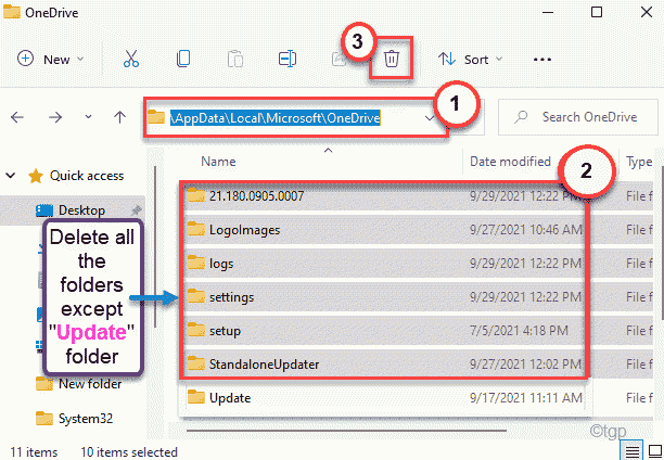 Onedrive atlasiet visu un dzēsiet Min. min