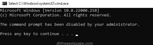 8 cmd Keelatud Optimeeritud