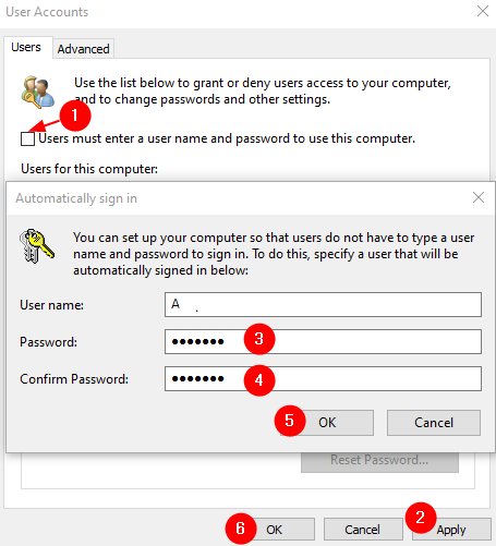 Disale Auto Login