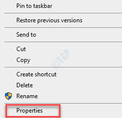 VisualStudio.exe jobb gombbal kattintson a Tulajdonságokra
