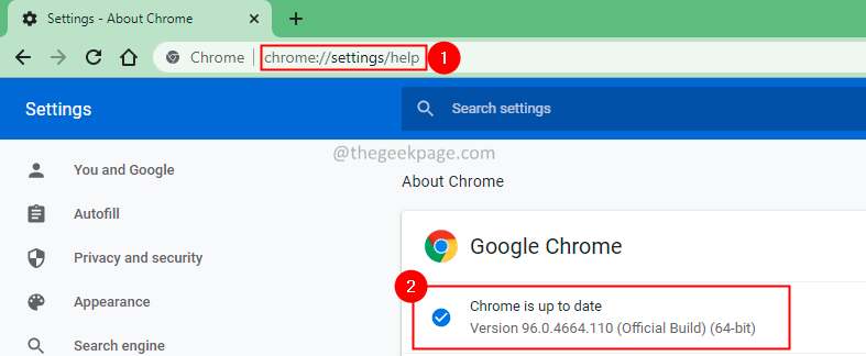 Uppdatera Chrome