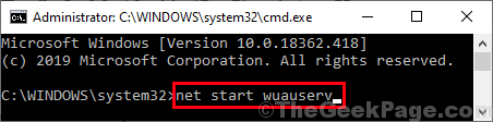 Iniciar Wuauserv