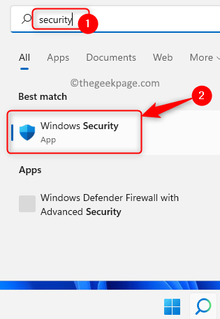 Windows 보안 검색 최소