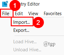 Failų importavimas