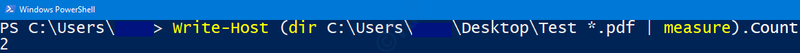 Belirli Dosya Türü Powershell