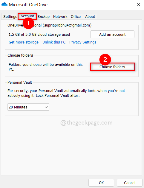 Klasörleri Seçin Onedrive 11zon