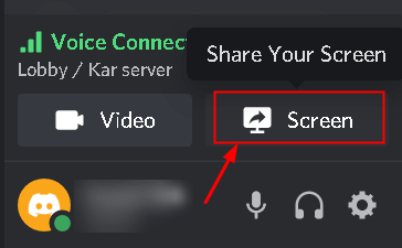 Discord képernyőmegosztás min