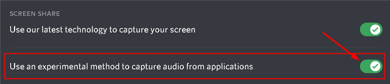 Discord Voice Video Screen Share Experimental Method Min