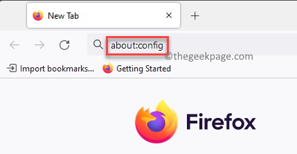 Firefox Navigieren Sie zu Aboutconfig