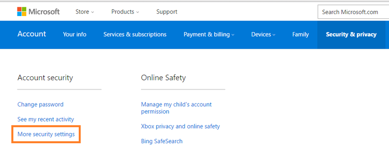 Verificare în 2 pași Windows 10