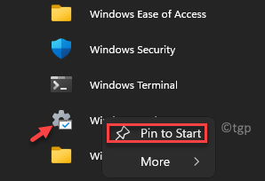 Menu Iniciar Todos os Aplicativos Ferramentas do Windows Clique com o botão direito do mouse em Pin para iniciar