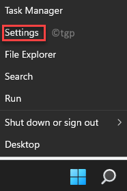 Iniciar as configurações do botão direito