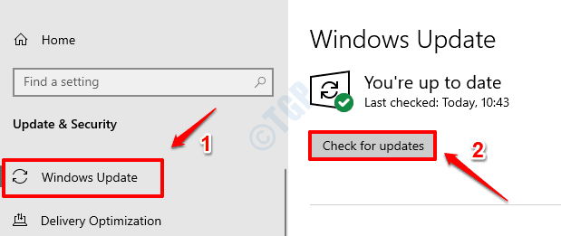 2 检查 Windows 更新