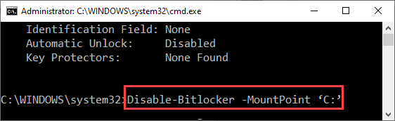 Bitlocker deaktivieren Min