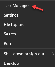 Windows-pictogram Klik met de rechtermuisknop op Taakbeheer
