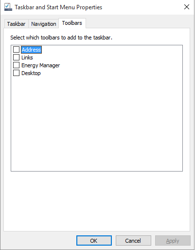 2taskbarProperties
