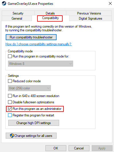 Çalıştırma Programı Gameoverlay Min