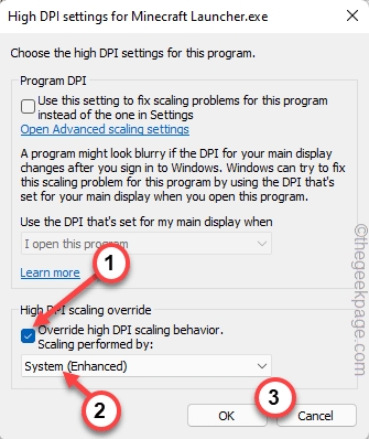 แทนที่ High Dpi Scaling Min