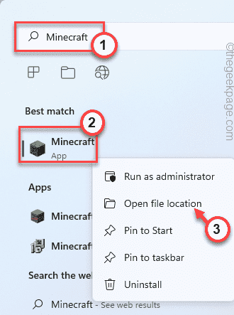 Minecraft เปิดไฟล์ตำแหน่ง Min