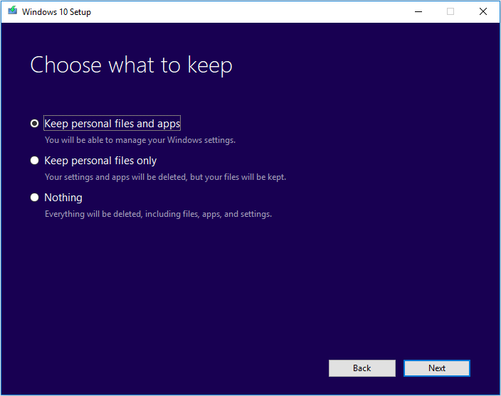 Herramienta de creación de medios de Windows 10 9