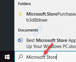 Käynnistä Windowsin hakupalkki Microsoft Store