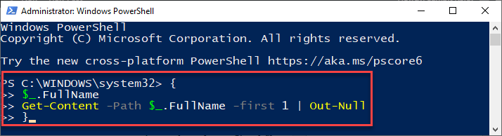 Ejecutor de Powershell mínimo