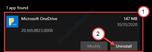 Avinstaller Onedrive Min