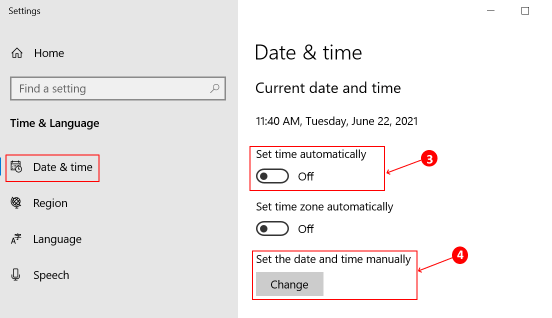 Ms Store Launch Error Change Date