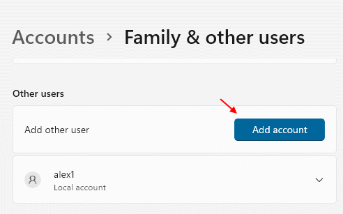 Account toevoegen Min