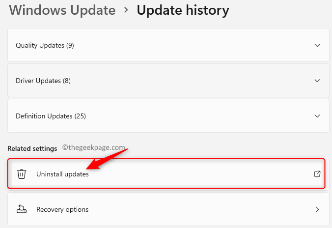 Windows Updates Uninstall Min