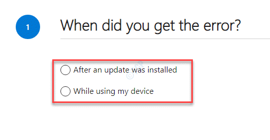 Solucionador de problemas de errores de Bsod de Microsoft ¿Cuándo recibió las preguntas de respuesta de error?