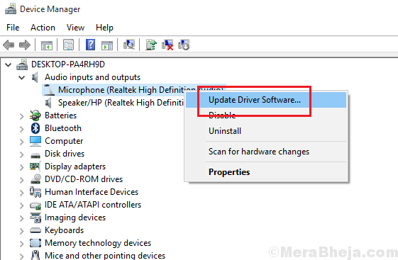 Aggiorna il software del driver