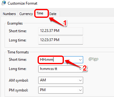 12 Zeitformat optimiert
