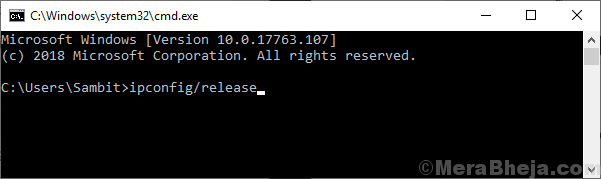 Ipconfig kiadás