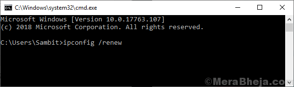 Ipconfig Renew