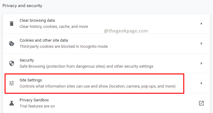 Mínimo de configurações do site