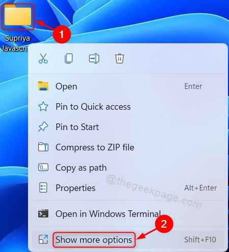 Aplankas Rodyti daugiau parinkčių Win11 11zon