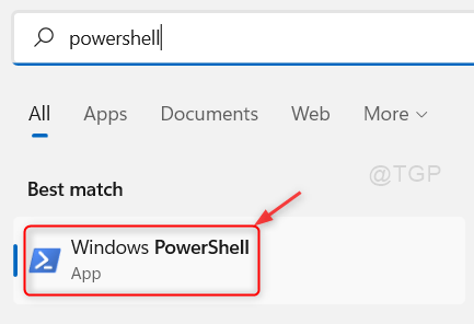 Öffnen Sie Powershell Win11 Min