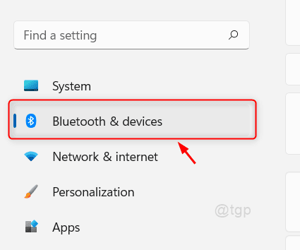 Приложение настроек Bluetooth и устройств Win11