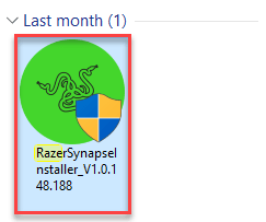 Razer-oppsett Dc Min
