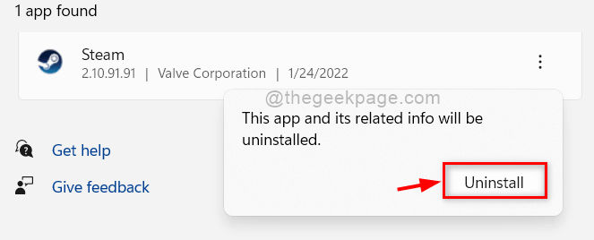 Steam-app 11zon verwijderen