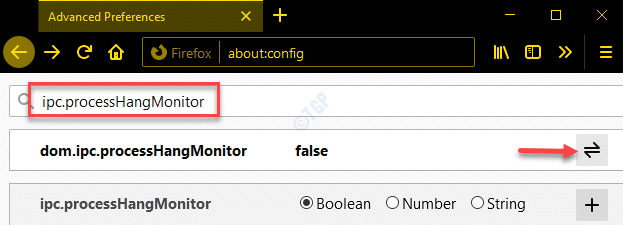 Iskanje Ipc.processhangmonitor Spremeni na False
