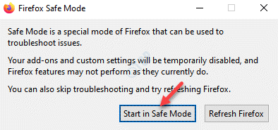 Varni način Firefoxa Zaženite v varnem načinu