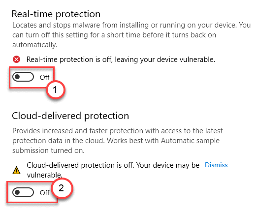 Realtime Uit Cloudbescherming Uit Min